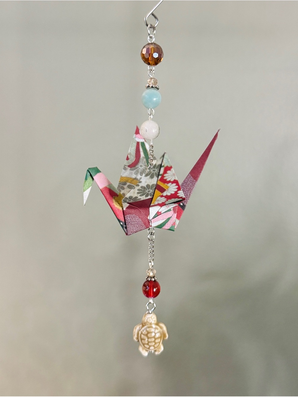 Origami Ornament #2571 - Medium Paper Crane